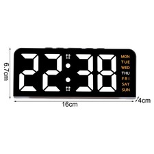 Stylischer LED Wecker mit