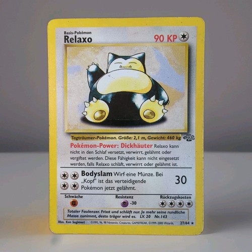 Relaxo pokemon karte - relaxo,