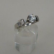 Damenring mit Goshenit Solitär im Brillantschliff - NEU UNGETRAGEN (77415)