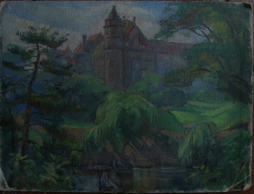 ölgemälde burg schloss - ÖlgemÄlde,