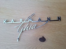 Karmann Ghia VW Schriftzug Emblem gebraucht Huf 7049