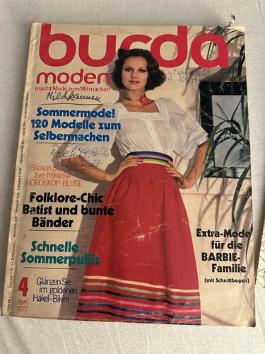 Burda moden magazin 1977 - burda,