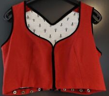 Damen Trachten Mieder rot Gr