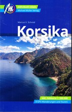 Reiseführer KORSIKA 2019/20, Michael Müller Verlag + LANDKARTE wie neu ungelesen