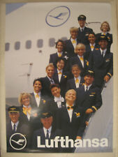 Poster Plakat - Lufthansa - Tourismusplakat - Crew - Otl Aicher