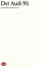 AUDI 90 Limousine Typ 88/89 20V Quattro Youngtimer Prospekt Brochure 1990 C1