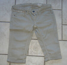 HERRLICHER Jeans TOUCH 3/4 5144 Hose oliv grün Stretch 2% Elasthan W27