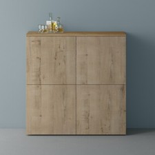 Kommode Sideboard Weiß Holz