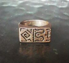 Ring Silber 925 Siegelring attraktives Design edle Form 20mm 8,5g vintage