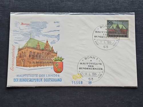 1965 bund fdc erstagsbrief - 1965,