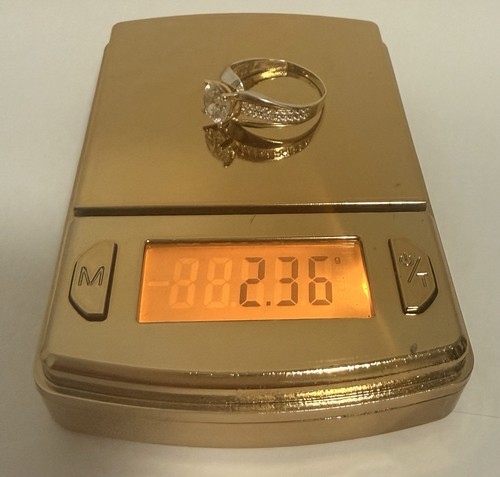 Ring mit zirkonia - ring, 585