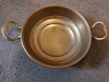 Teller Schale Obstschale Collini massiv Messing alt antik vintage