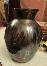 Vase Jugendstil mundgeblasen