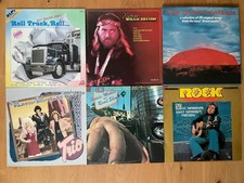 LP Sammlung 6 St. Country Rock, Willy Nelson, Van Morrison, Dolly Parton u. a.