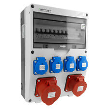 Wandverteiler Stromverteiler Baustromverteiler Komplett CEE 32A 16A 230V Schuko