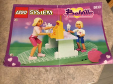 Lego System Belville 5830 Eisdiele mit Bauanleitung sehr guter Zustand 