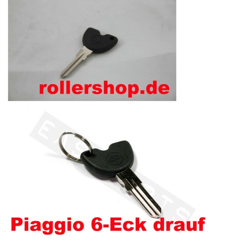 Schlüssel rohling mit piaggio - mit,