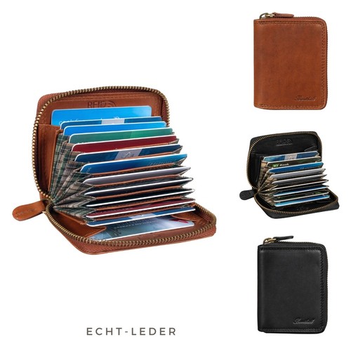 Kartenbörse echt leder - echt,