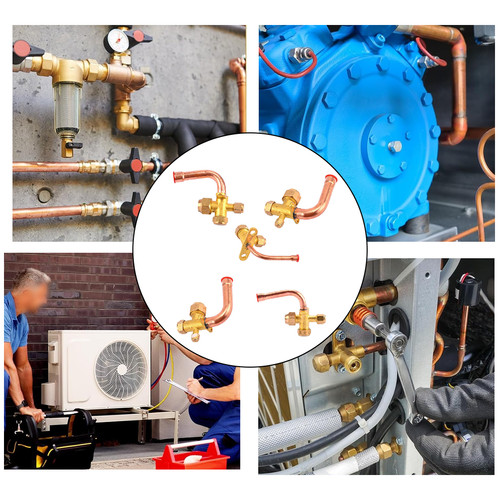 Messing hvac dreiwegeventil - messing,
