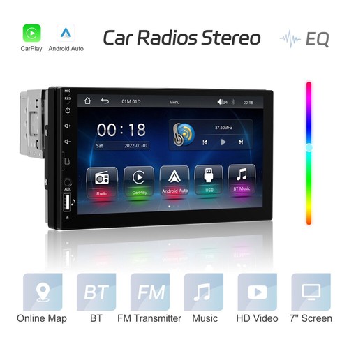Single din autoradio - 7',
