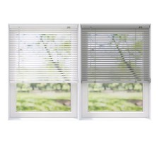 Jalousie Alu Lamellen Rollo Aluminium Faltrollo Fenster Tür Sonnenschutz Vorhang
