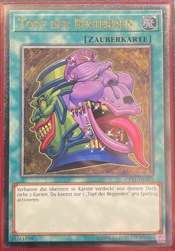 Yugioh topf der begierden - yugioh,