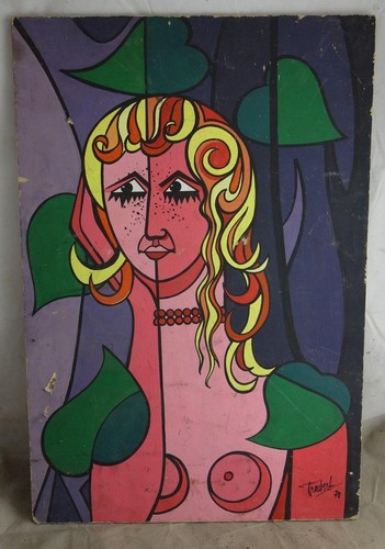 Portrait abstrakt gemälde - abstrakt,