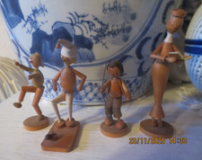4 Expertic DDR GDR Holzfiguren