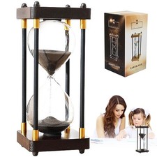 Große Dekorative Holz Sanduhr