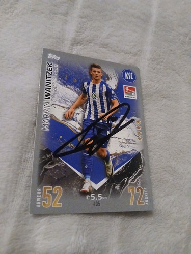 Match attax signiert marvin - attax,