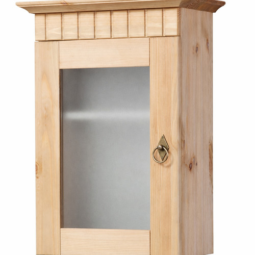 Hängeschrank aus kiefernholz - aus,