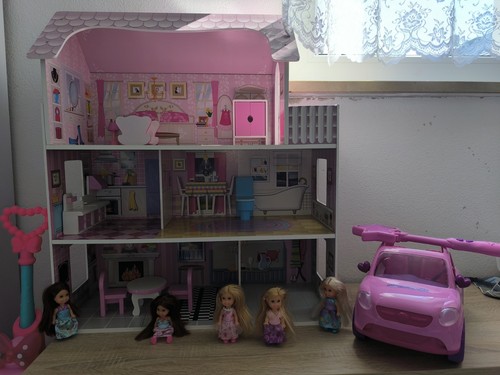 Barbiehaus klappbar mit - barbiehaus,