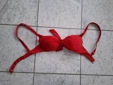 CALZEDONIA COBEY Damen Bikini Oberteil Triangel Größe S Körbchen ca. 70A Rot