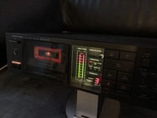 ONKYO TA-2044 Tape Deck mit klassischer Pegelanzeige + digitaler Repeat-Anzeige