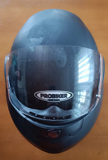 Motorradhelm Klapphelm Probiker mit Sonnenblende Größe L