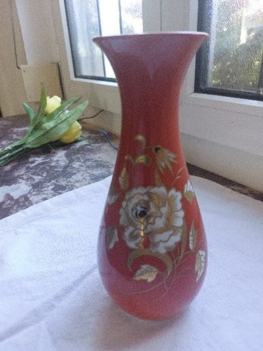 Vase rosenmotiv - vase,,