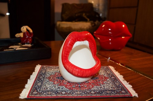 Figur lippen behälter - lippen,
