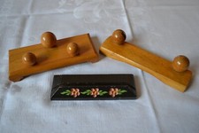 Konvolut 3 alte Bilderständer Fotohalter Bilderrahmen Holz Vintage Deko