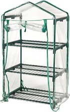 Foliengewächshaus Balkon Gewächshaus 126x70x50cm Treibhaus Terrasse Anzuchthaus 