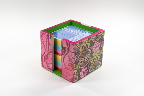 Zettelbox rosa frühling - rosa,