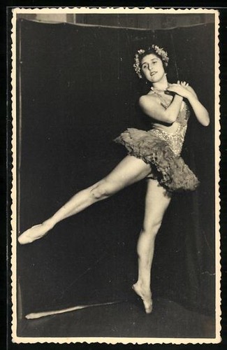Foto balletttänzerin im - foto-ak,