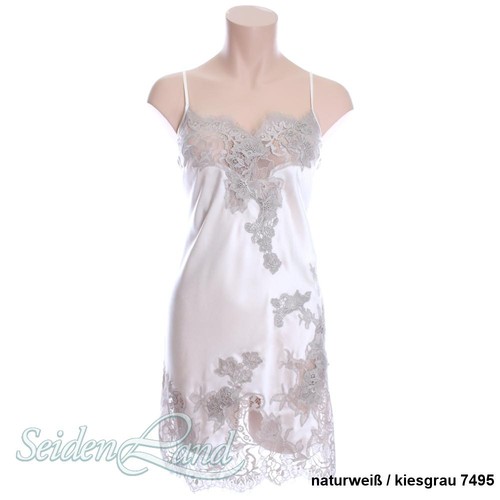Seiden neglige stretchseide - neglige,