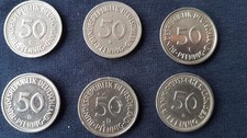 DM Münzen Konvolut ab 1949 verschiedene Werte ab 2 Pfennig