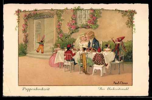 Künstler pauli ebner - künstler-ak,