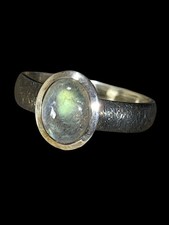 Regenbogen Mondstein Gold