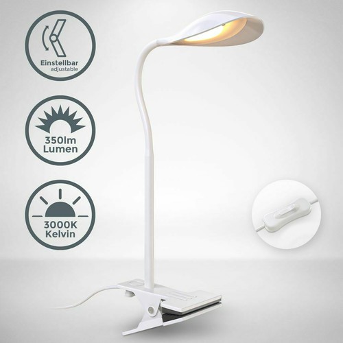Led klemmleuchte weiß 5w - weiß, 3,5w
