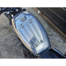 Gepäckträger Motorrad Tank chrom 4 Saugnäpfe für Harley BMW Kawasaki uvm