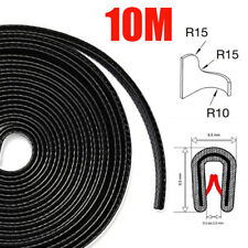 10m Kantenschutz Kantenschutzprofil schwarz Keder Band Klemm Profil Gummi PVC DE