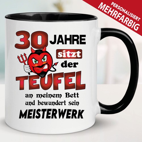 Tasse geburtstag teufel - tasse,