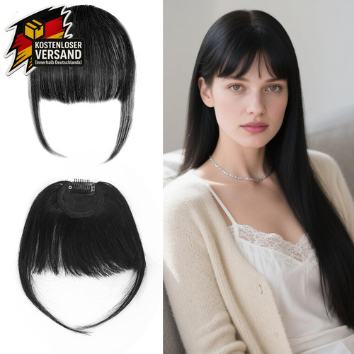 Echthaar pony clip - echthaar, in
